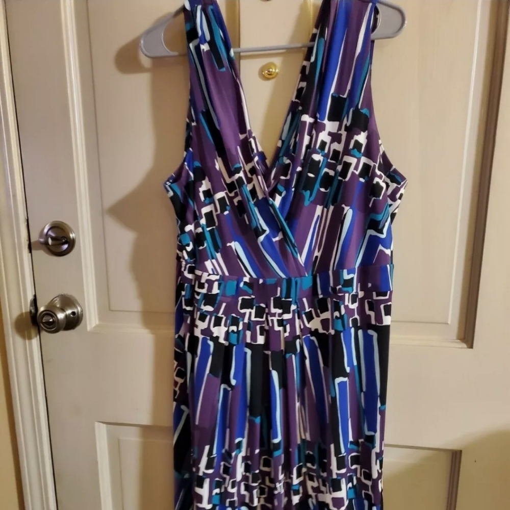Merona Plus Size 2 purple and blue Dress!